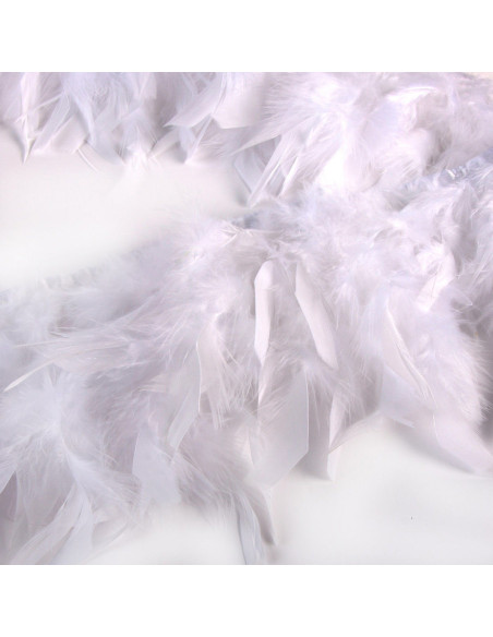 Frange plumes - Blanc optique