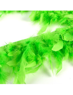 Frange plumes - Vert anis