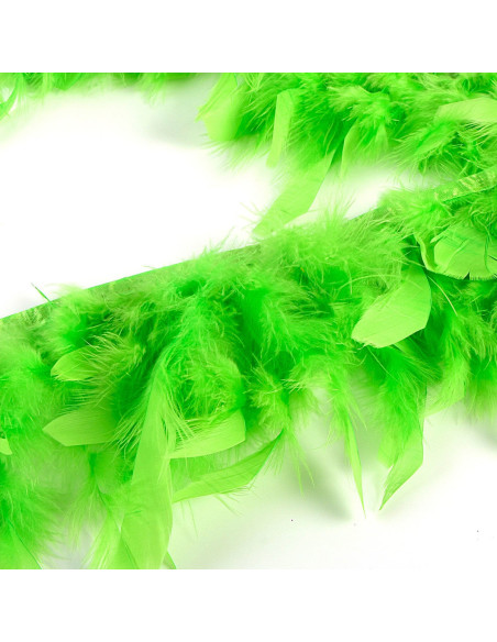 Frange plumes - Vert anis