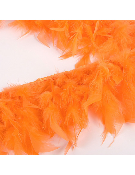 Frange plumes - Orange