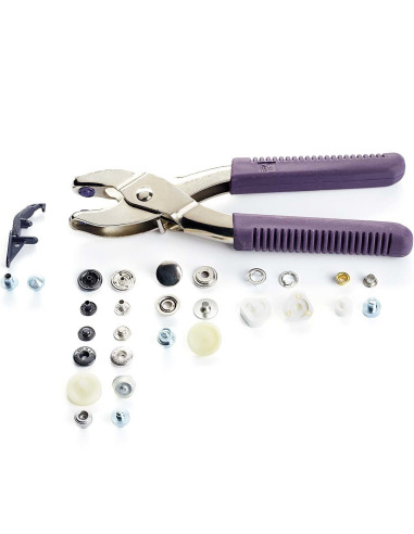 Mallette pince Vario avec pressions et oeillets