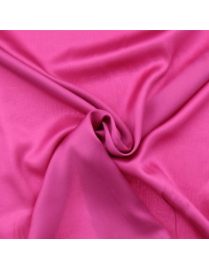Tissu satin de viscose - Fuchsia