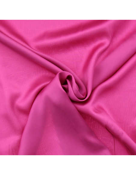 Tissu satin de viscose - Fuchsia
