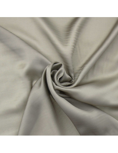Tissu satin de viscose - Sable