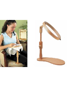 Tambour à broder sous cuisse 2
