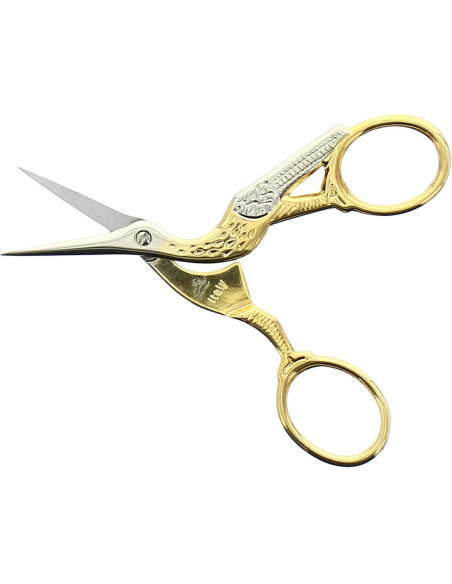 Ciseaux à broder cigogne or Premax 9 cm