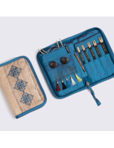 Trousse aiguilles circulaires en bois d´ébène Charm Lantern Moon