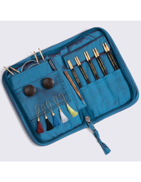 Trousse aiguilles circulaires en bois d´ébène Charm Lantern Moon