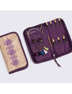 Trousse aiguilles circulaires en bois d´ébène Bliss Lantern Moon 2