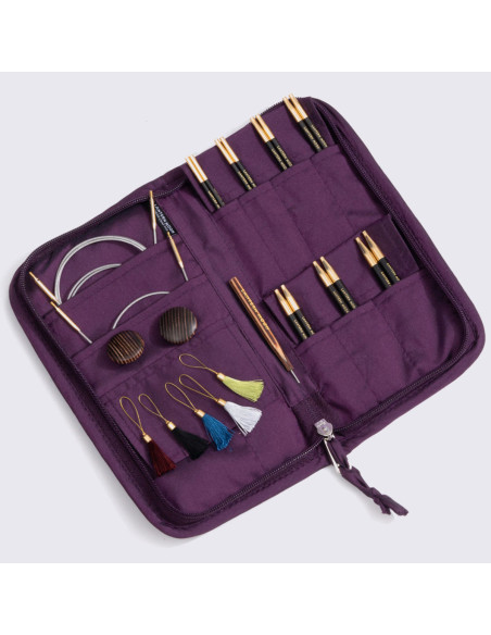Trousse aiguilles circulaires en bois d´ébène Bliss Lantern Moon