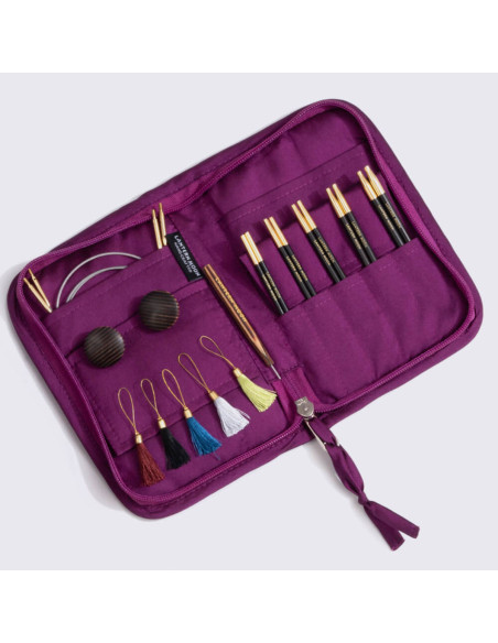 Trousse aiguilles circulaires en bois d´ébène Grace Lantern Moon