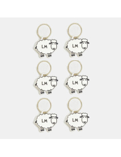 Set de 6 marqueurs de mailles moutons Lantern Moon 2