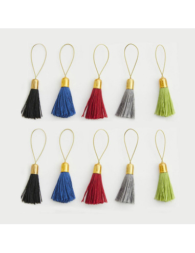 Set de 10 marqueurs de mailles pompons Lantern Moon
