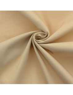 Tissu gabardine de coton stretch - Champagne