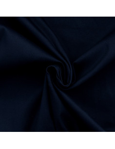Tissu gabardine de coton stretch - Bleu marine
