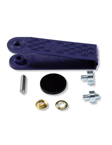 Boite 40 oeillets 5 mm avec outil de pose - Or