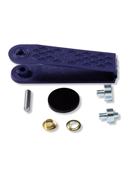 Boite 40 oeillets 5 mm avec outil de pose - Or