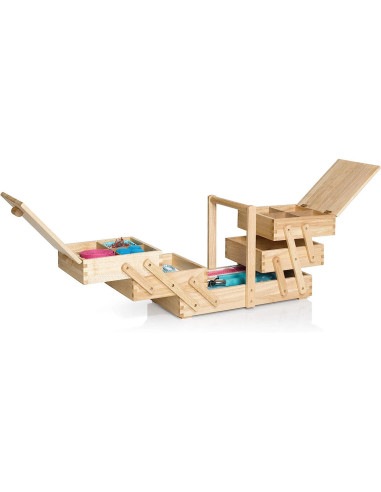 Travailleuse couture en bois Clair L