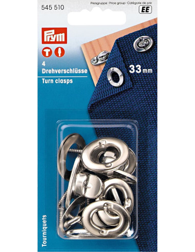 Fermoirs tourniquets 33 mm