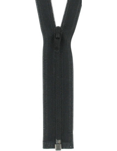 Fermeture séparable nylon super fine - Noir