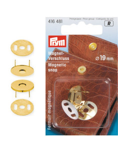 Fermoir magnétique à riveter - Or