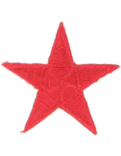 Écusson thermocollant étoile rouge