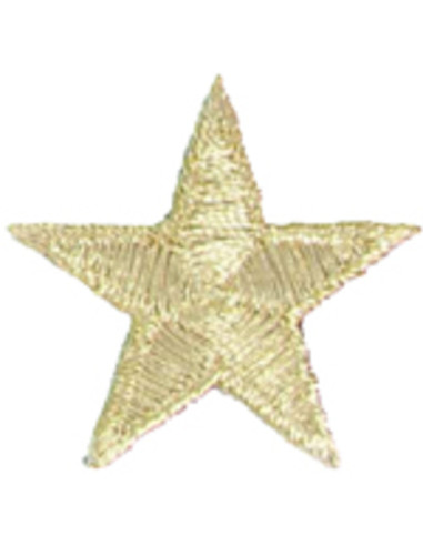 Écusson thermocollant étoile or