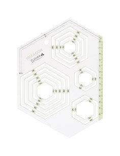 Gabarit patchwork hexagones Clover 2