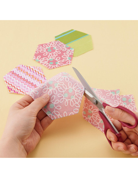 Gabarit patchwork hexagones Clover