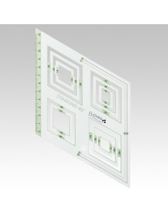 Gabarit patchwork Diamond 60° Clover 2