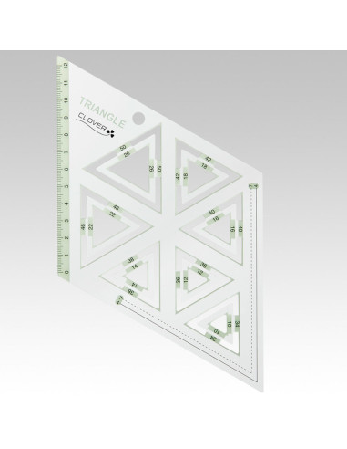 Gabarit patchwork triangles Clover