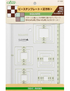 Gabarit patchwork carrés Clover