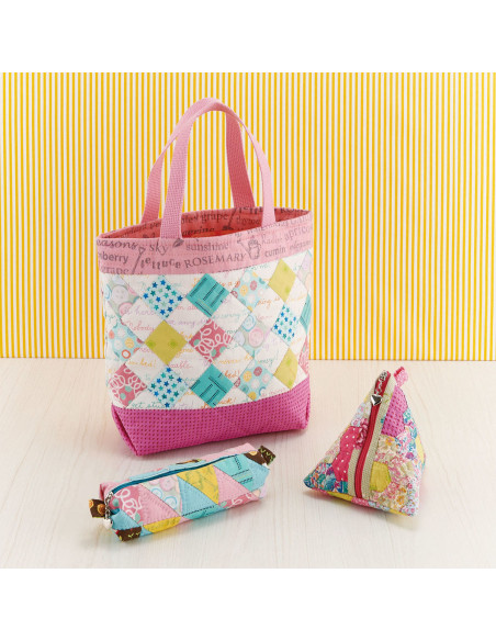 Gabarit patchwork carrés Clover