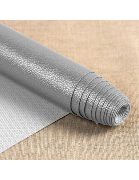 Coupon simili Karla Star 140 cm x 50 cm - Argent métallisé