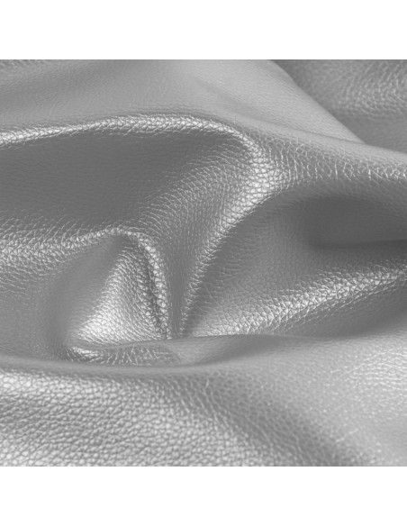 Coupon simili Karla Star 140 cm x 50 cm - Argent métallisé