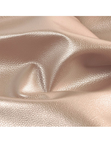 Coupon simili Karla Star 140 cm x 50 cm - Galet métallisé