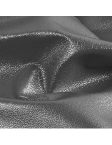 Coupon simili Karla Star 140 cm x 50 cm - Gris métallisé