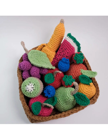 Kit crochet - Corbeille de fruits