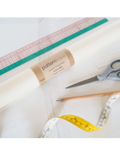 Rouleau de papier calque suédois pour patrons de couture - 0,70 cm x 20 mètres