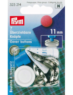 Boite 7 boutons à recouvrir avec outil 11 mm