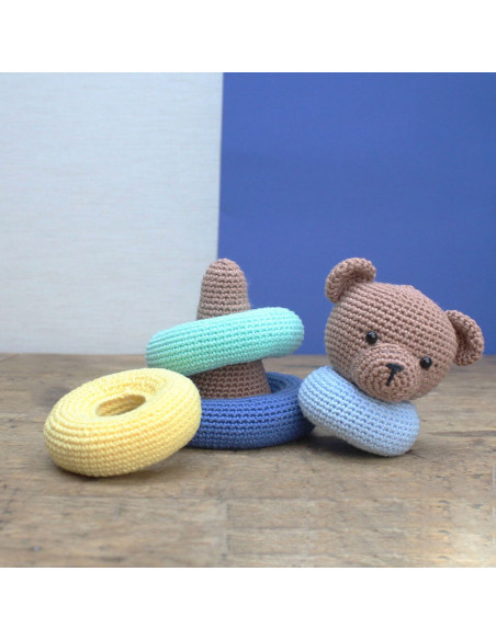 Kit crochet - Jouet ours empilable