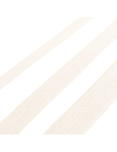 Support droit fil thermocollant blanc - Rouleau de 50 mètres 2