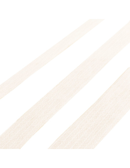 Support droit fil thermocollant blanc - Rouleau de 50 mètres