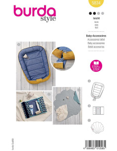 Patron d´accessoires bébé - Burda 5834