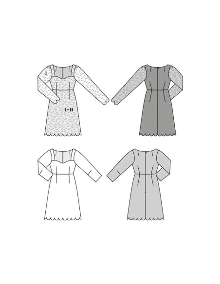 Patron de robe - Burda 5835