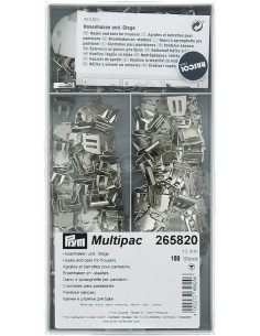 Multipac de 100 agrafes et barettes
