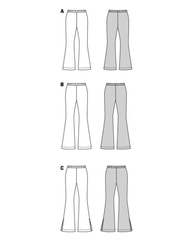 Patron de pantalon - Burda 5874