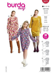 Patron de robe - Burda 5875