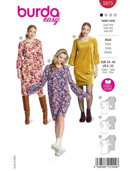 Patron de robe - Burda 5875