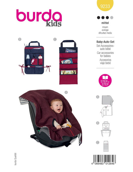 Patron d´accessoires bébé - Burda 9233